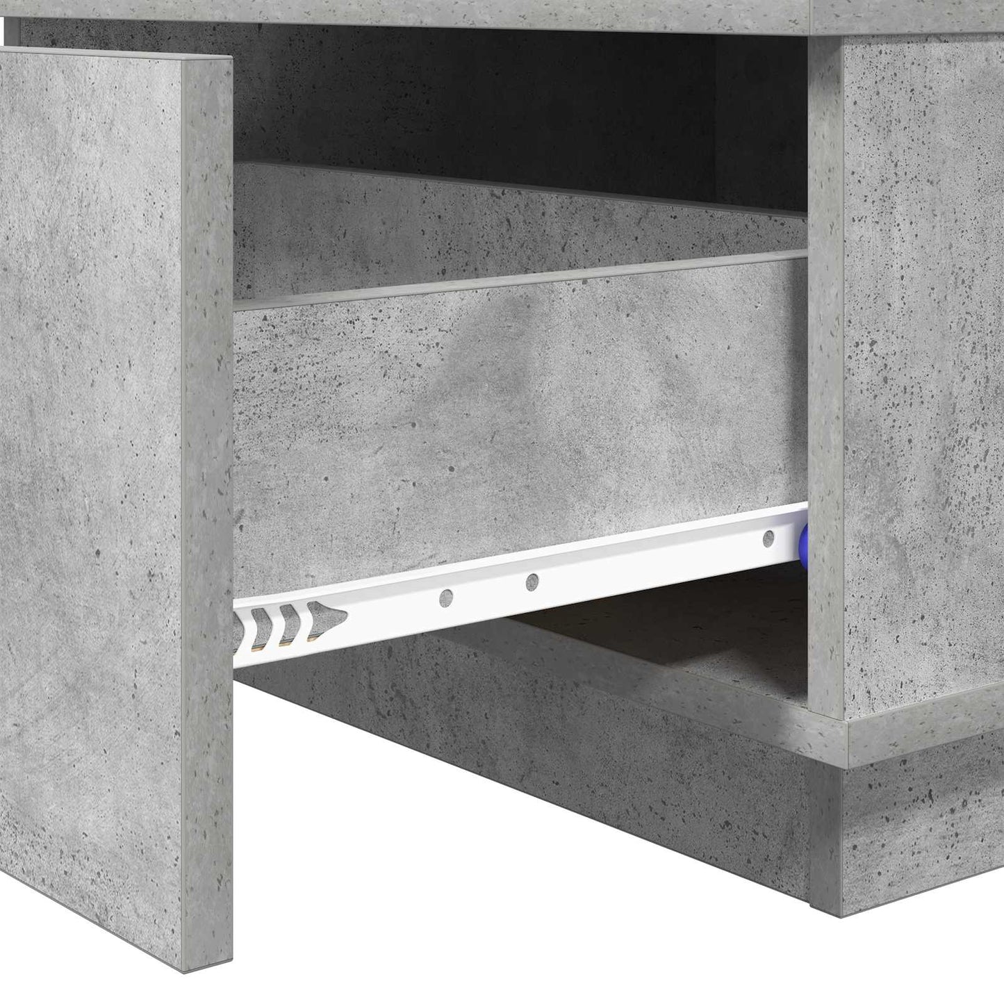 Tavolino da salotto con cassetto Grigio cemento 95 x 55 x 31 cm | homemem39
