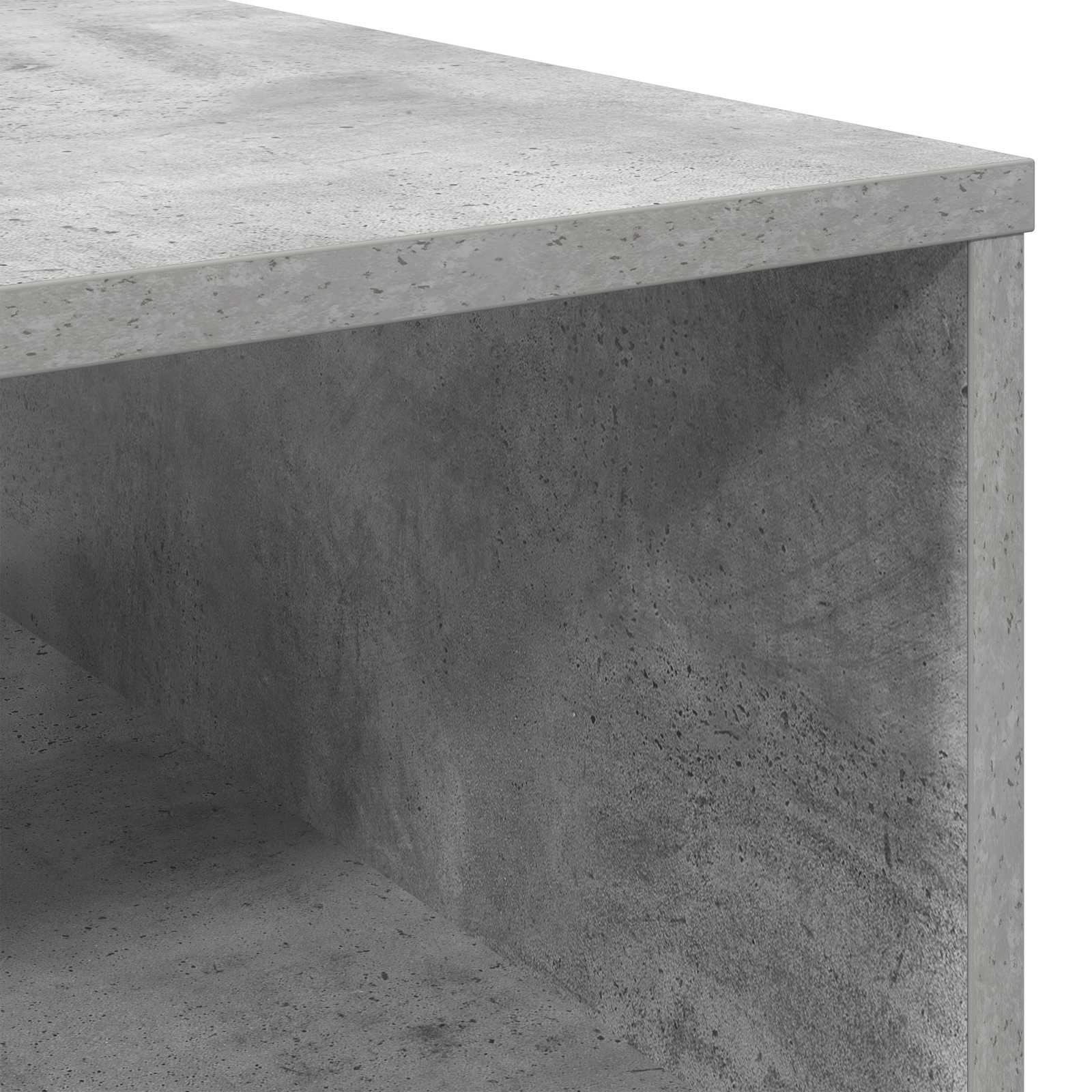 Tavolino da salotto con cassetto Grigio cemento 95 x 55 x 31 cm | homemem39