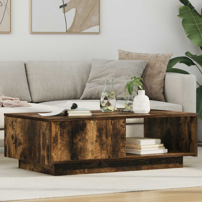 Tavolino da salotto con cassetto Rovere fumé 95 x 55 x 31 cm | homemem39