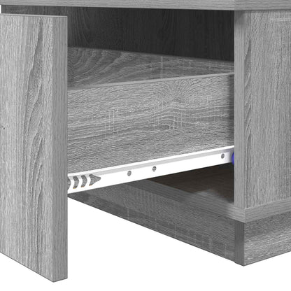 Tavolino da salotto con cassetto Grigio Sonoma 95 x 55 x 31 cm | homemem39