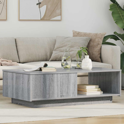 Tavolino da salotto con cassetto Grigio Sonoma 95 x 55 x 31 cm | homemem39