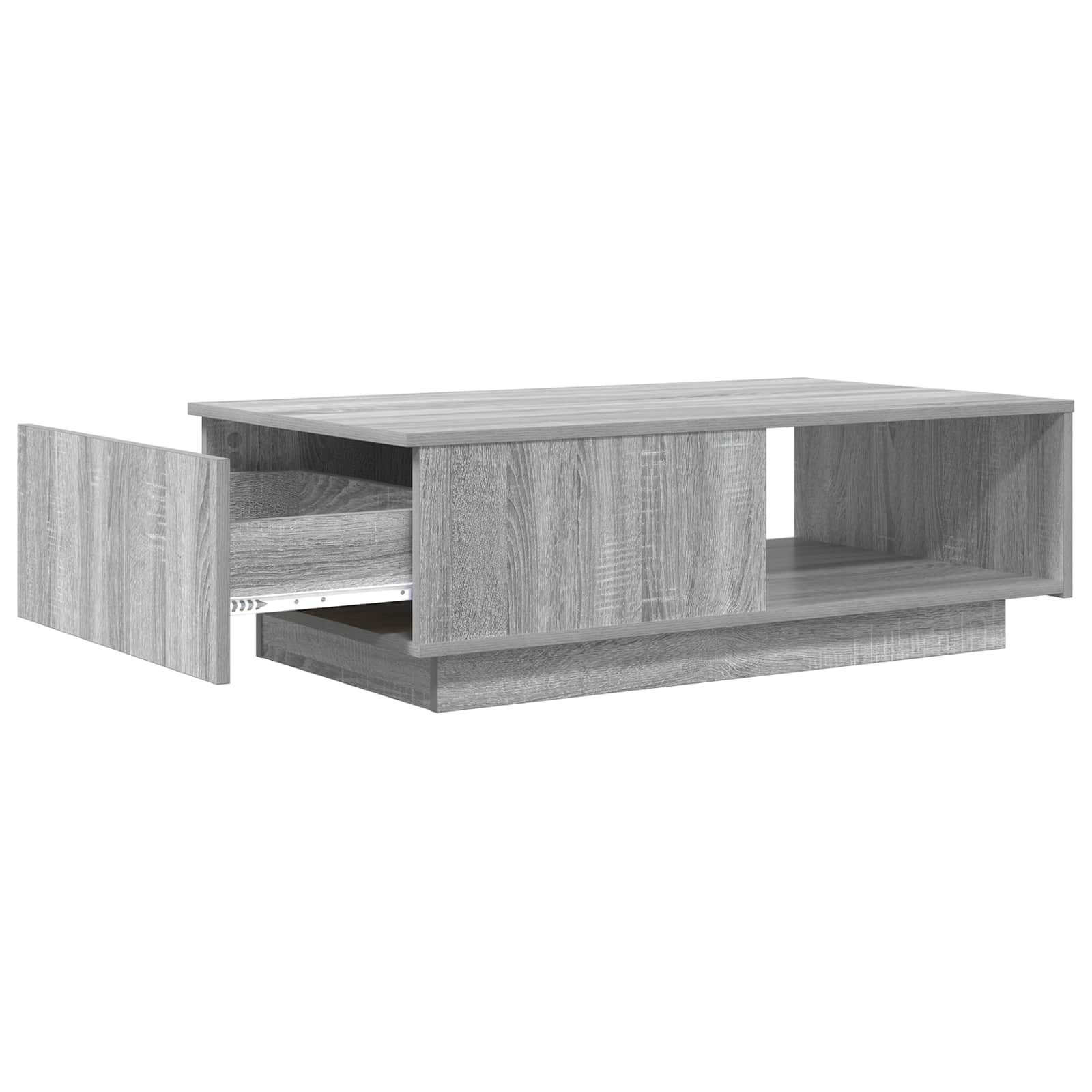 Tavolino da salotto con cassetto Grigio Sonoma 95 x 55 x 31 cm | homemem39