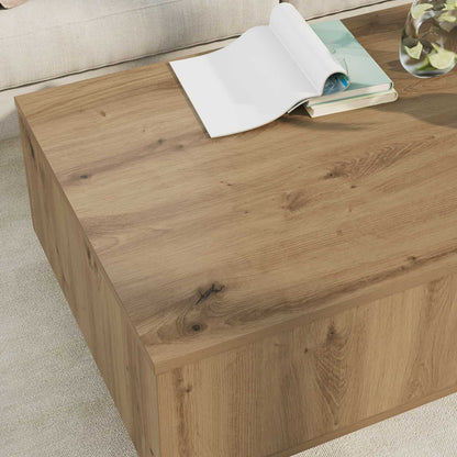 Tavolino da salotto Rovere artigianale 95 x 55 x 31 cm | homemem39