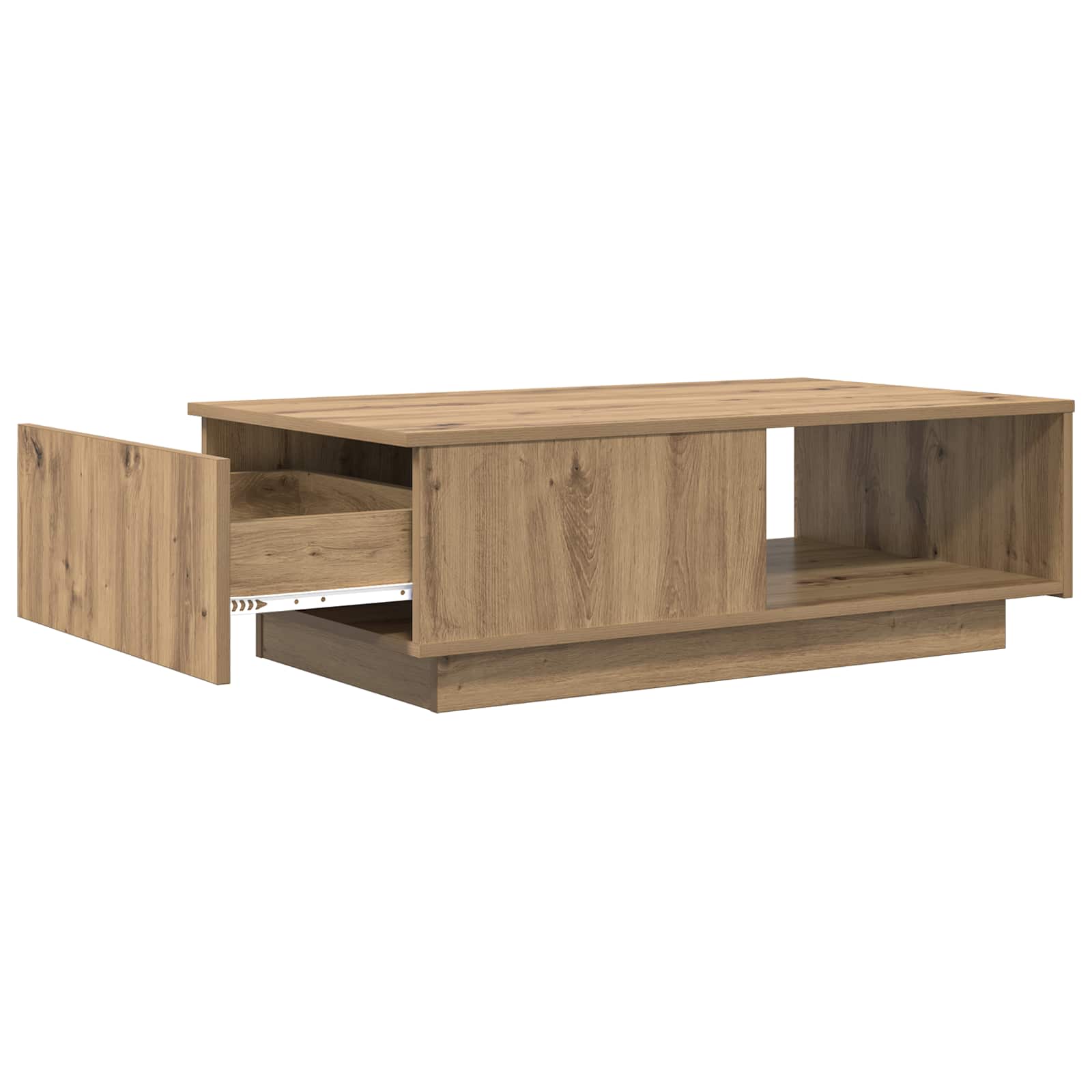 Tavolino da salotto Rovere artigianale 95 x 55 x 31 cm | homemem39