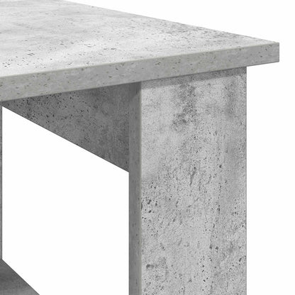 Tavolino da salotto Grigio cemento 72 x 50 x 50 cm