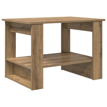 Tavolino da salotto Rovere artigianale 72 x 50 x 50 cm | homemem39