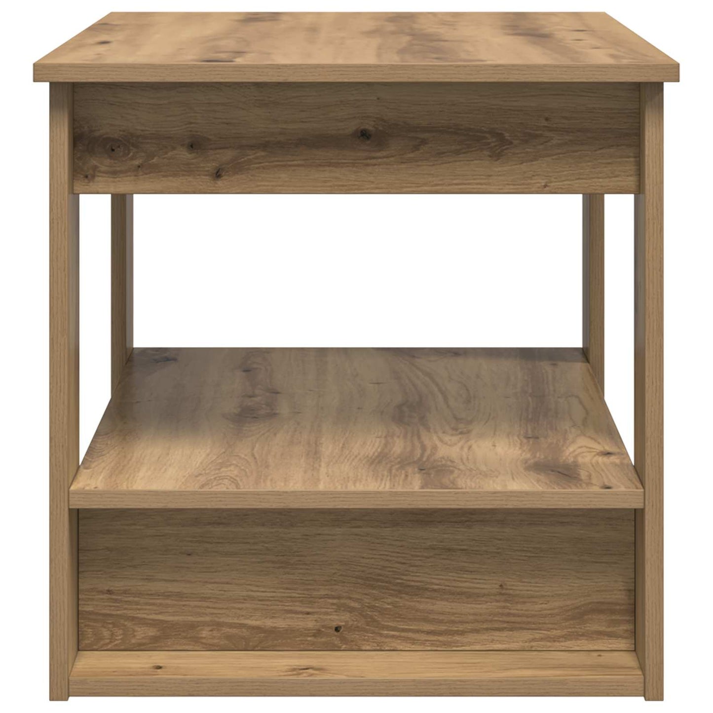 Tavolino da salotto Rovere artigianale 72 x 50 x 50 cm | homemem39