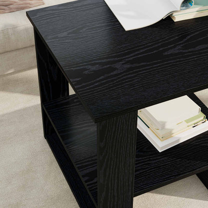 Tavolino da salotto Rovere Nero 51 x 50 x 50 cm | homemem39
