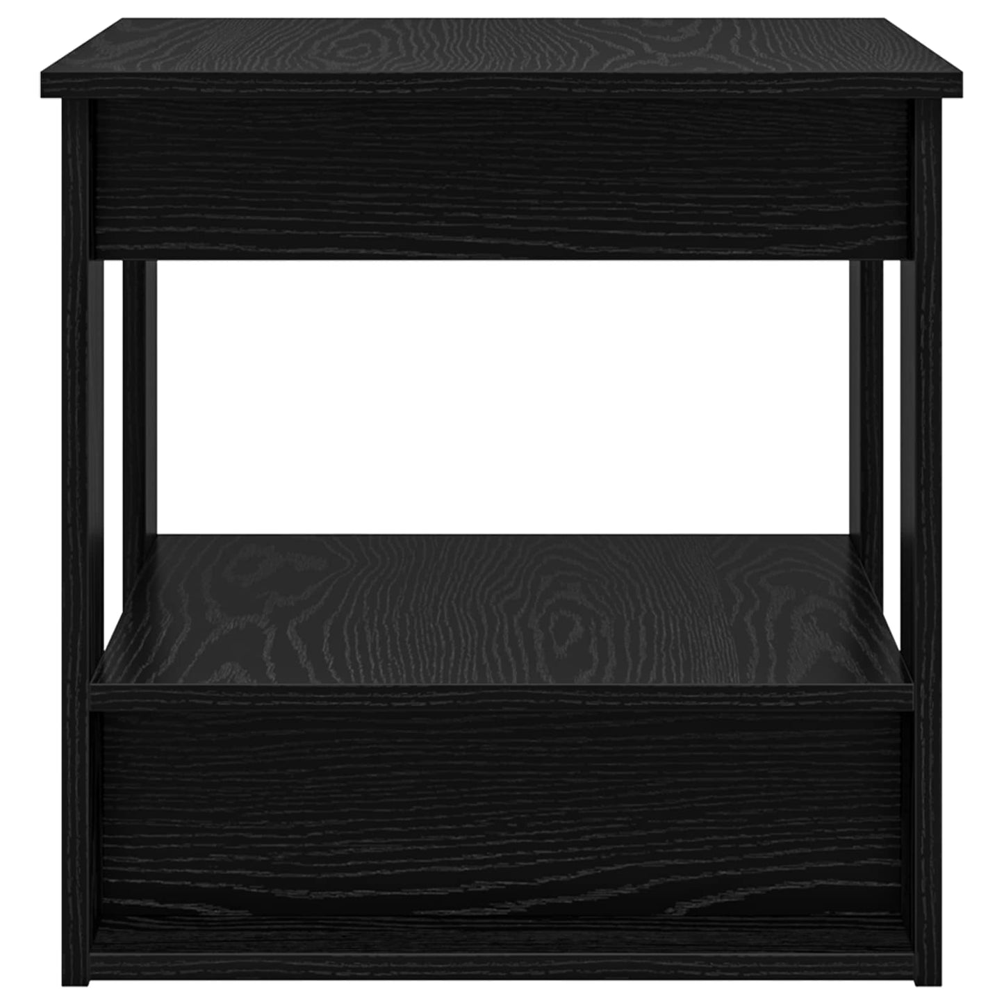 Tavolino da salotto Rovere Nero 51 x 50 x 50 cm | homemem39