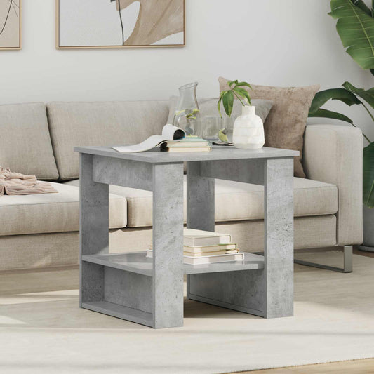 Tavolino da salotto Grigio cemento 51 x 50 x 50 cm | homemem39