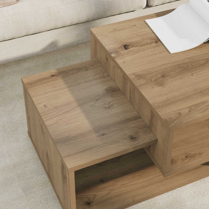 Tavolino da salotto Rovere artigianale 105 x 50 x 32,5 cm | homemem39
