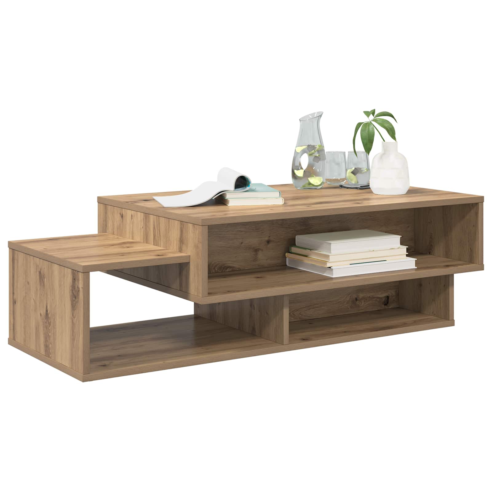 Tavolino da salotto Rovere artigianale 105 x 50 x 32,5 cm | homemem39