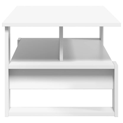 Tavolino da salotto Bianco 90 x 50 x 40 cm Legno multistrato