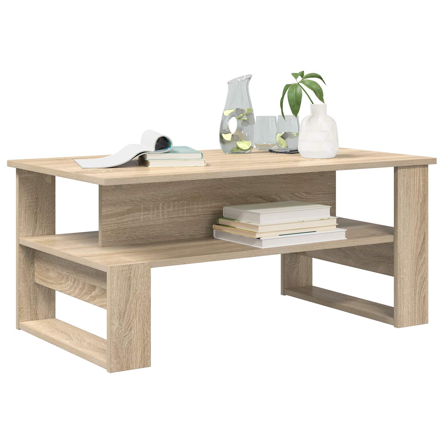Tavolino da salotto Rovere Sonoma 90 x 50 x 40 cm | homemem39
