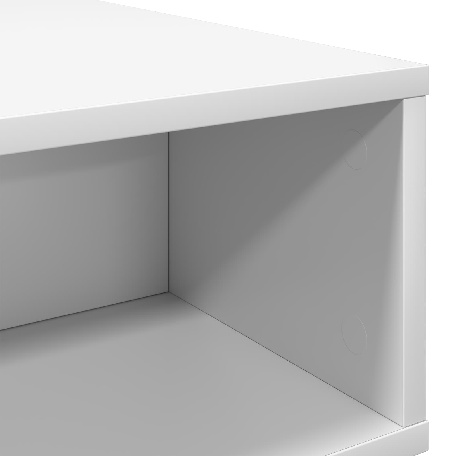 Tavolino da salotto Bianco 80 x 46 x 35 cm Legno multistrato | homemem39
