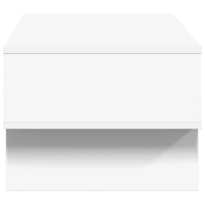 Tavolino da salotto Bianco 80 x 46 x 35 cm Legno multistrato | homemem39
