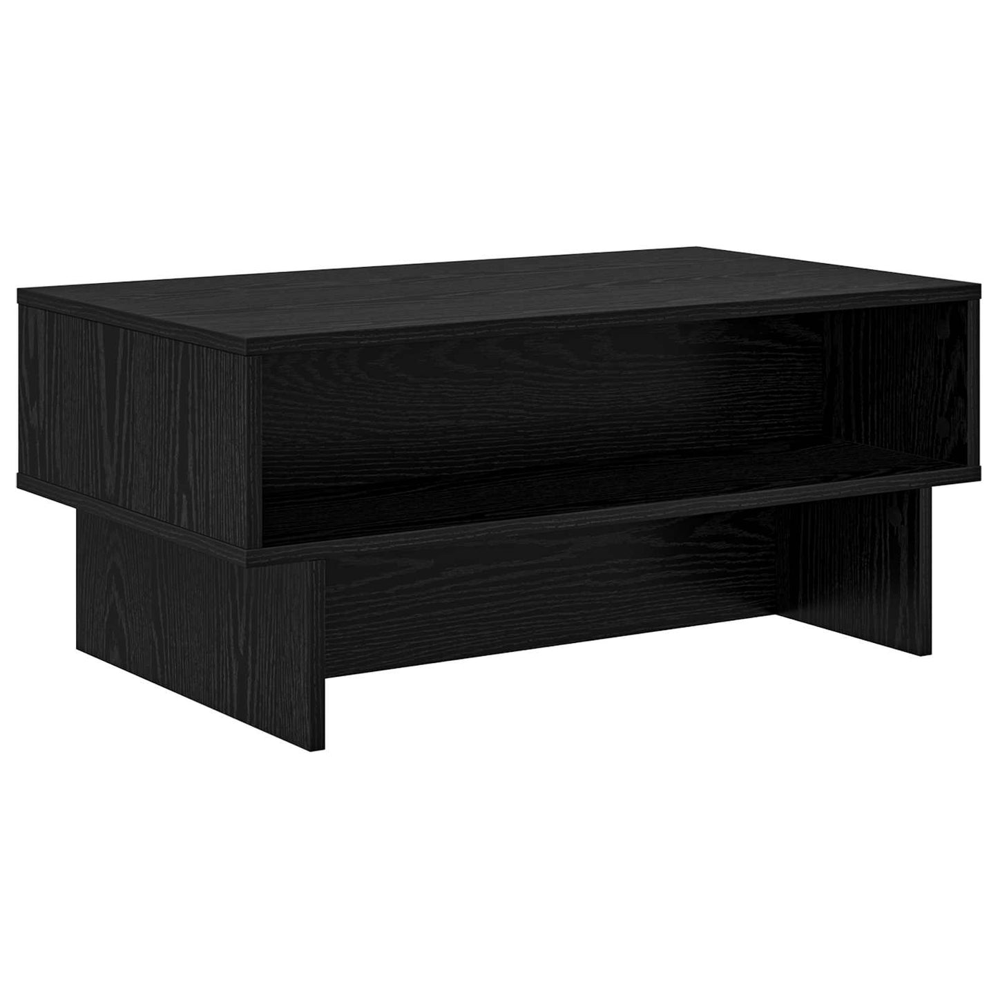 Tavolino da salotto Rovere Nero 80 x 46 x 35 cm | homemem39