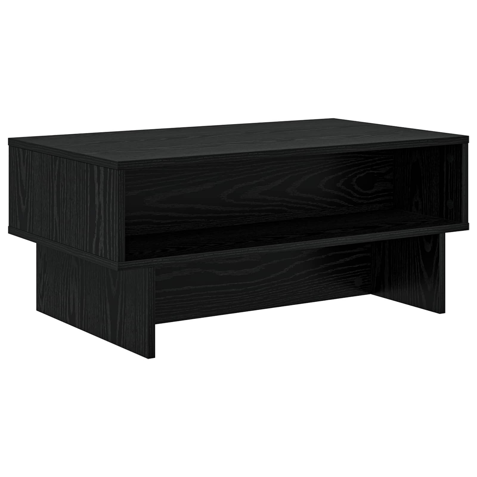 Tavolino da salotto Rovere Nero 80 x 46 x 35 cm | homemem39
