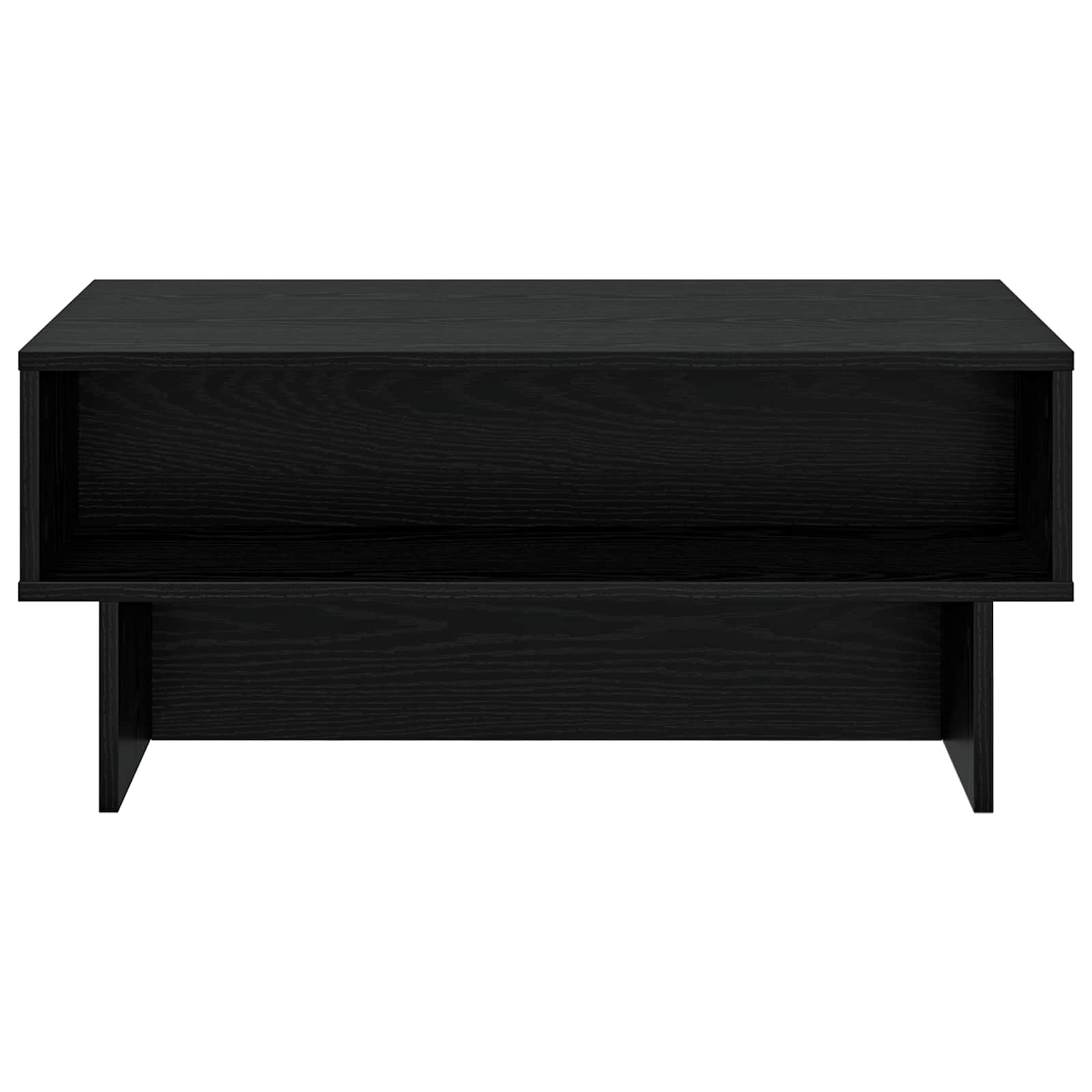 Tavolino da salotto Rovere Nero 80 x 46 x 35 cm | homemem39