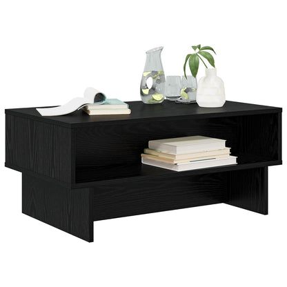 Tavolino da salotto Rovere Nero 80 x 46 x 35 cm | homemem39