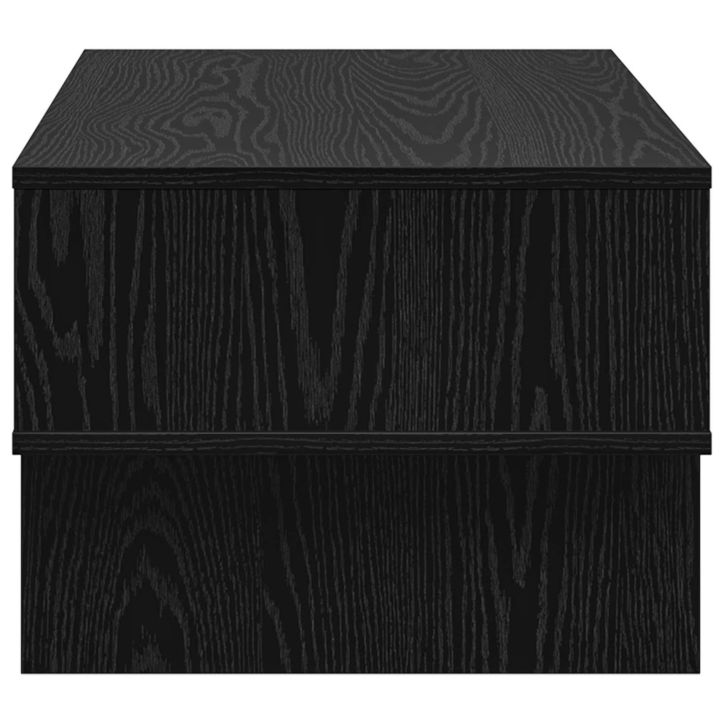 Tavolino da salotto Rovere Nero 80 x 46 x 35 cm | homemem39