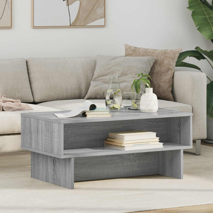 Tavolino da salotto Grigio Sonoma 80 x 46 x 35 cm | homemem39