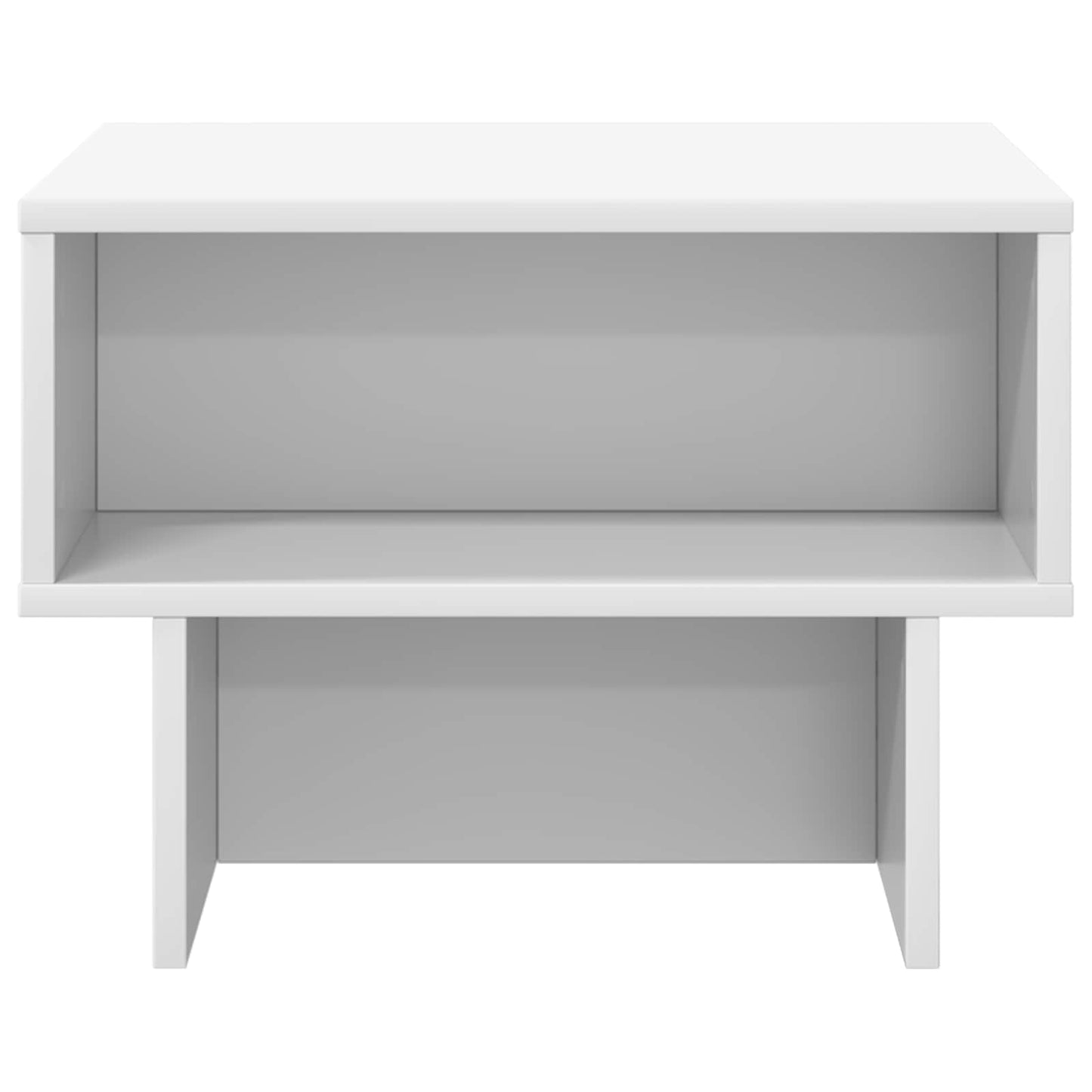 Tavolino da salotto Bianco 48 x 46 x 35 cm Legno multistrato