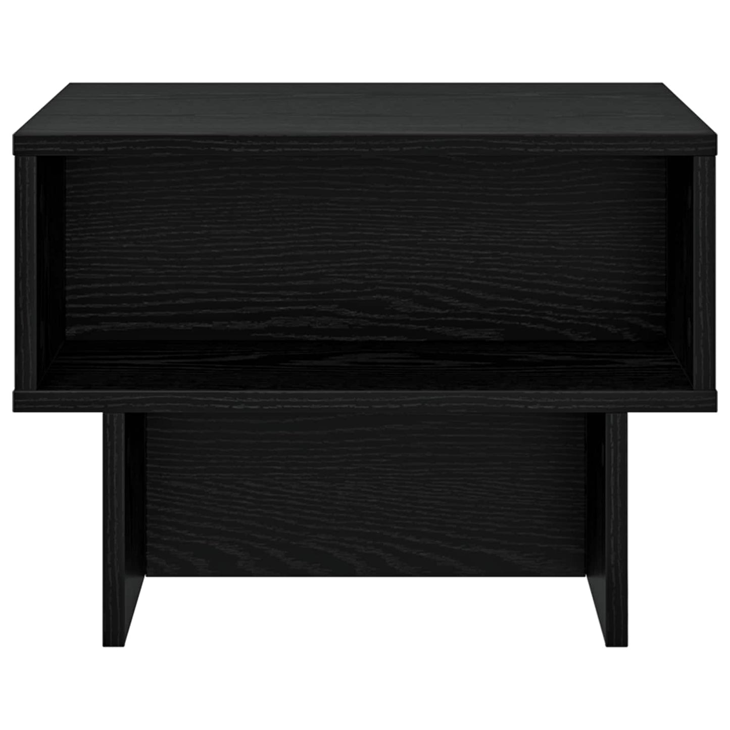 Tavolino da salotto Rovere Nero 48 x 46 x 35 cm