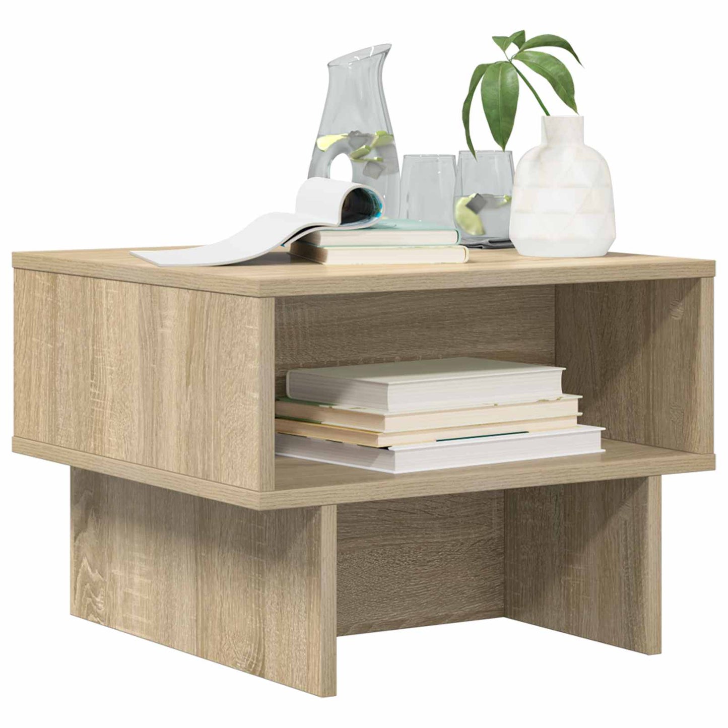 Tavolino da salotto Rovere Sonoma 48 x 46 x 35 cm | homemem39