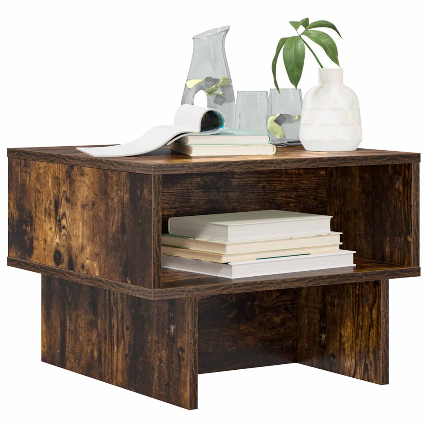 Tavolino da salotto Rovere fumé 48 x 46 x 35 cm