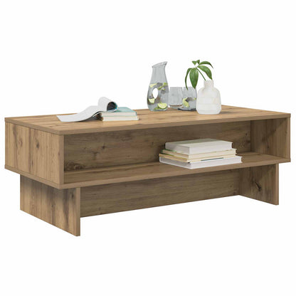 Tavolino da salotto Rovere artigianale 100 x 46 x 35 cm