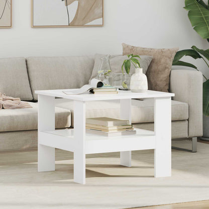 Tavolino da salotto Bianco 57 x 55 x 45 cm Legno multistrato