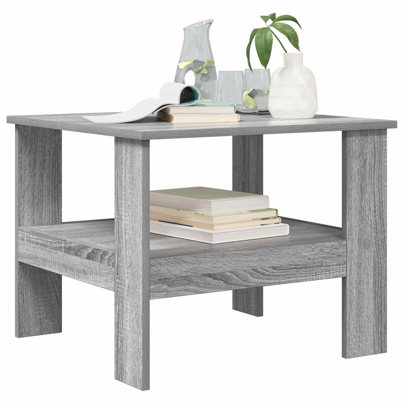 Tavolino da salotto Grigio Sonoma 57 x 55 x 45 cm | homemem39