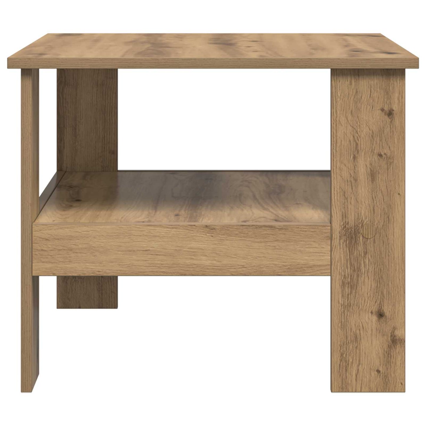 Tavolino da salotto Rovere artigianale 57 x 55 x 45 cm