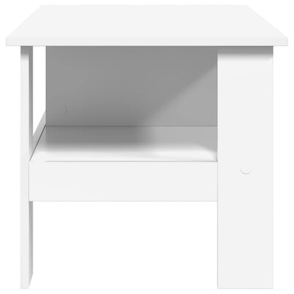 Tavolino da salotto Bianco 90 x 50 x 45 cm Legno multistrato | homemem39