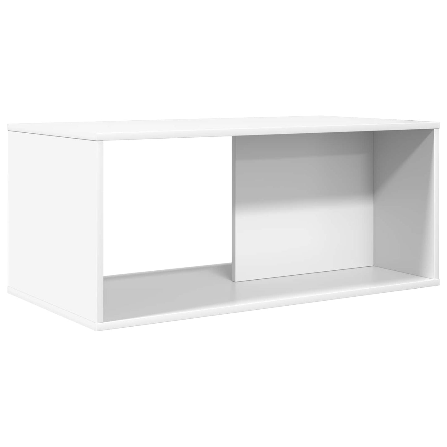 Set di Tavolini da Caffè 2 pcs Bianco Legno multistrato | homemem39