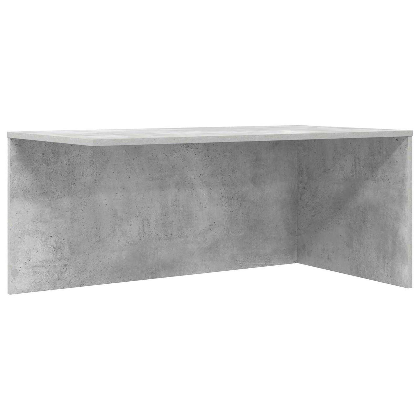 Set di Tavolini da Caffè 2 pcs Grigio cemento Legno multistrato | homemem39