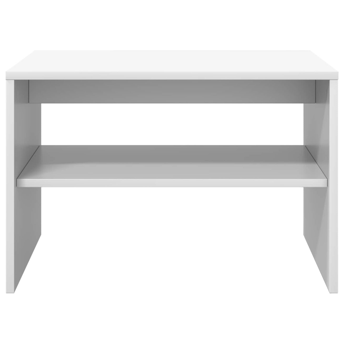 Tavolino da salotto Bianco 60 x 50 x 40 cm Legno multistrato