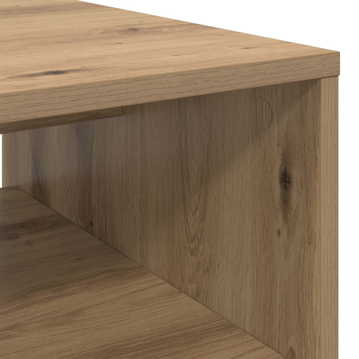 Tavolino da salotto Rovere artigianale 60 x 50 x 40 cm