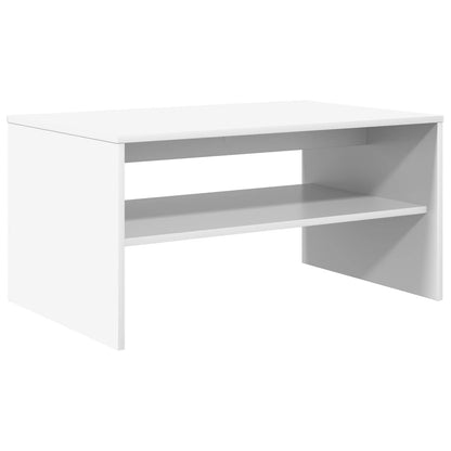 Tavolino da salotto Bianco 80 x 50 x 40 cm Legno multistrato