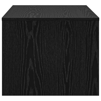 Tavolino da salotto Rovere Nero 80 x 50 x 40 cm