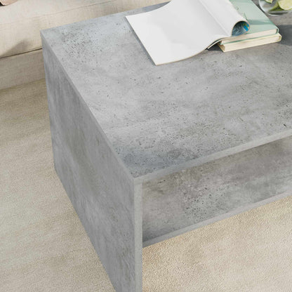 Tavolino da salotto Grigio cemento 80 x 50 x 40 cm | homemem39