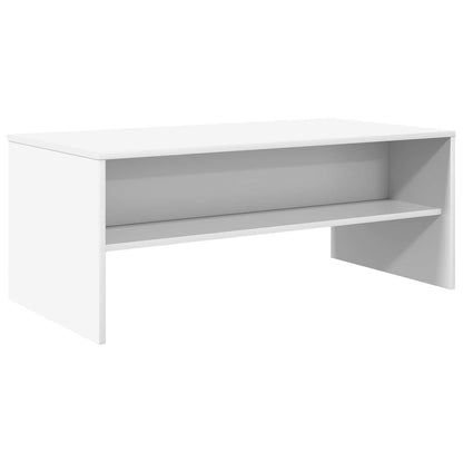 Tavolino da salotto Bianco 100 x 50 x 40 cm Legno multistrato