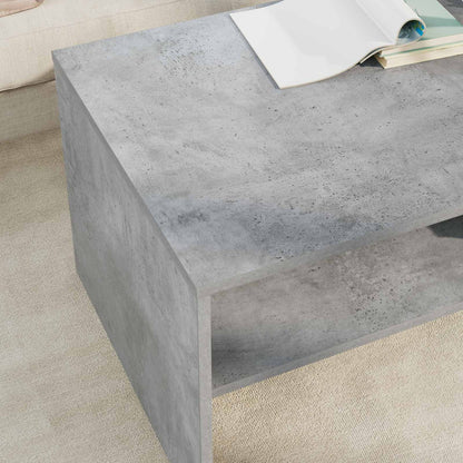 Tavolino da salotto Grigio cemento 100 x 50 x 40 cm | homemem39