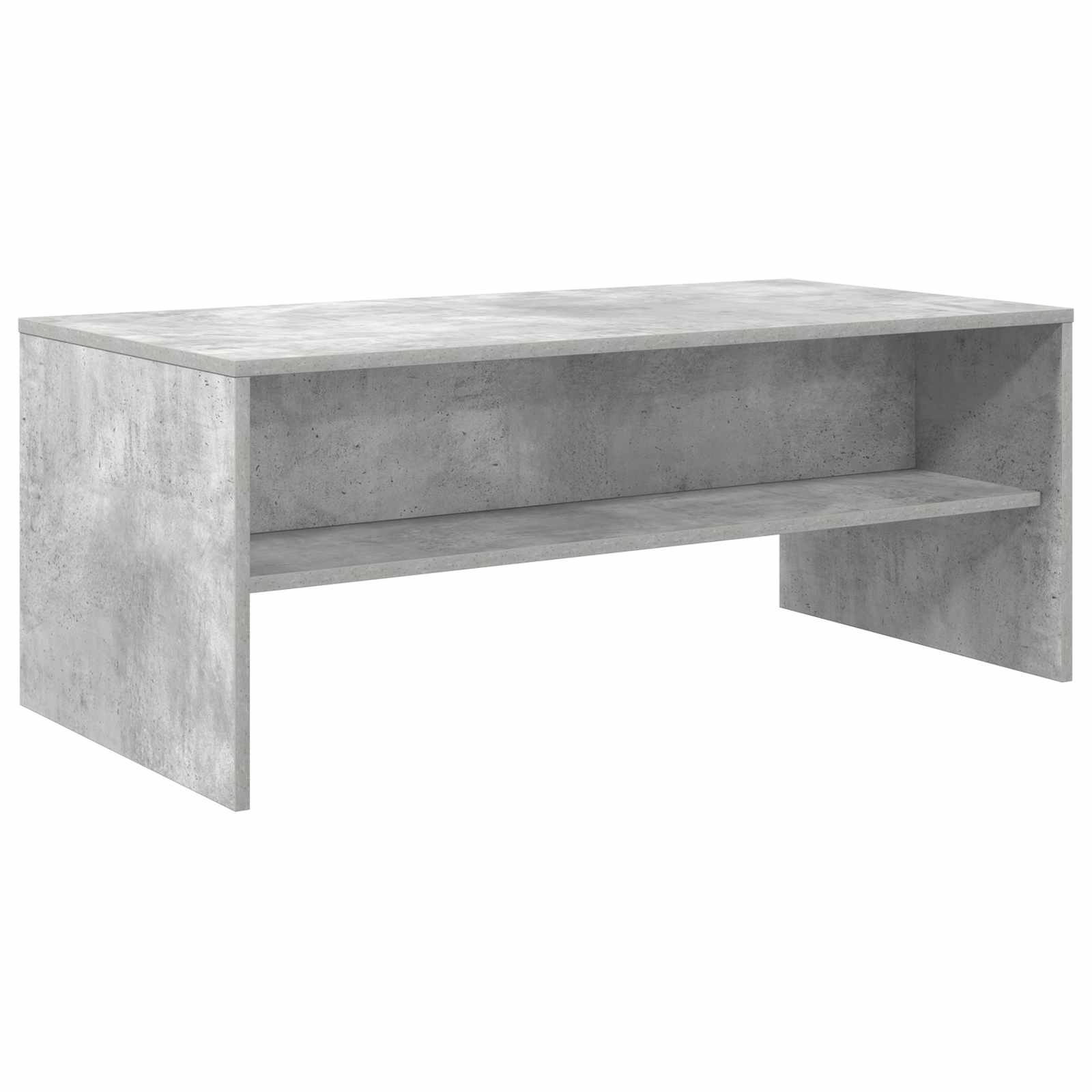 Tavolino da salotto Grigio cemento 100 x 50 x 40 cm | homemem39