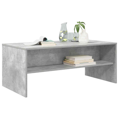 Tavolino da salotto Grigio cemento 100 x 50 x 40 cm | homemem39