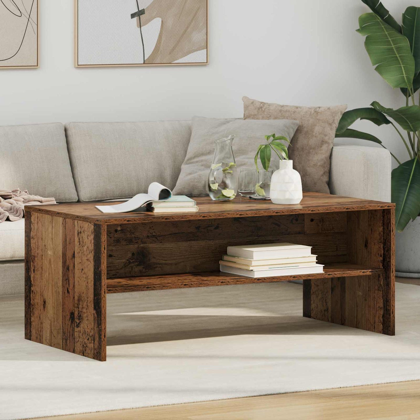 Tavolino da salotto Legno vecchio 100 x 50 x 40 cm | homemem39