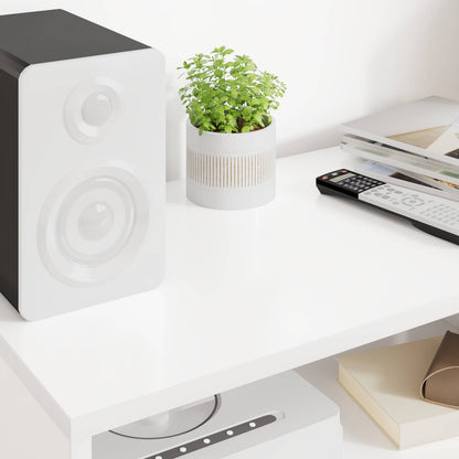 Mobile TV Bianco 60 x 35 x 40 cm Legno multistrato | homemem39