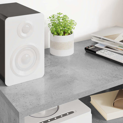 Mobile TV Grigio cemento 60 x 35 x 40 cm Legno multistrato