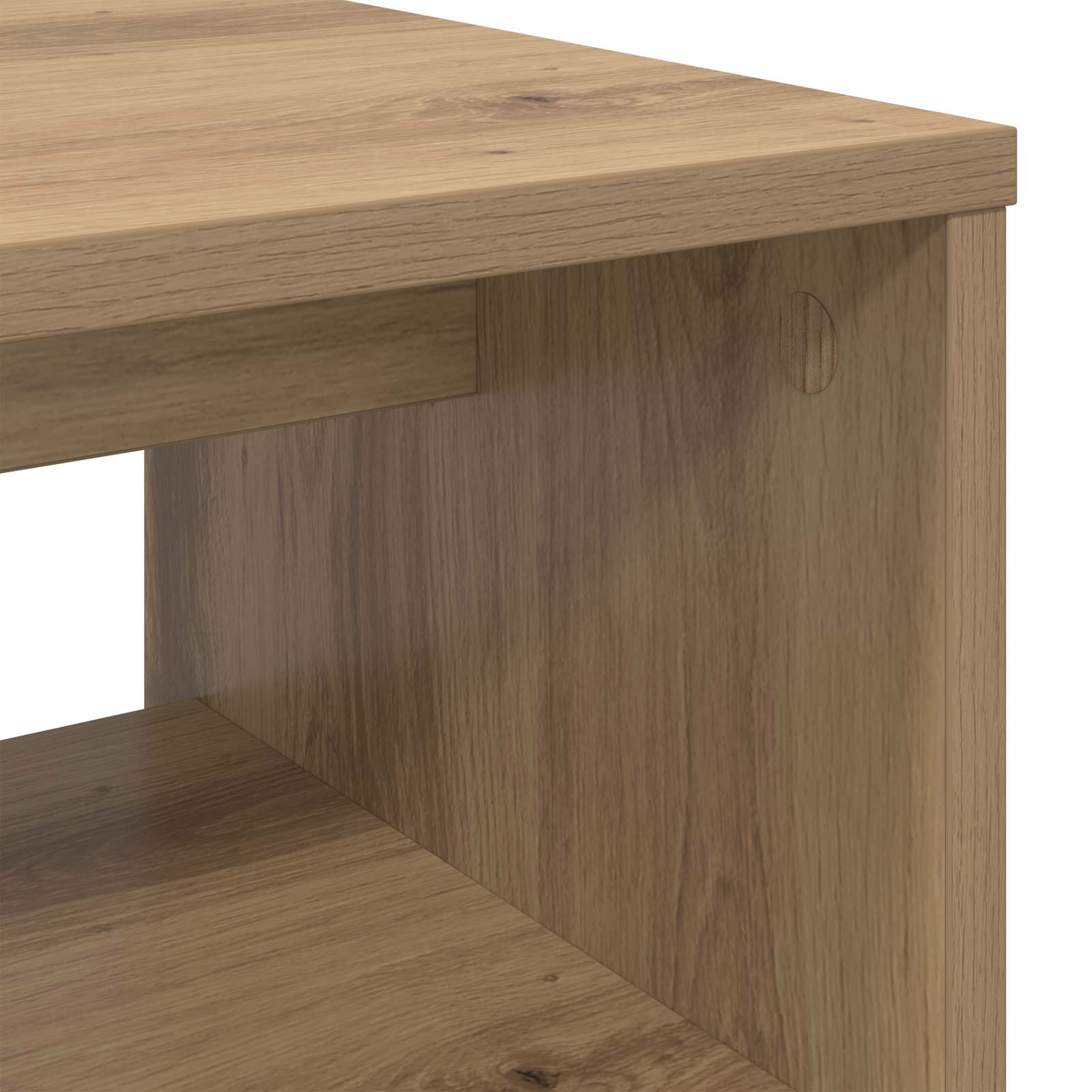 Mobile TV Rovere artigianale 60 x 35 x 40 cm Legno multistrato | homemem39